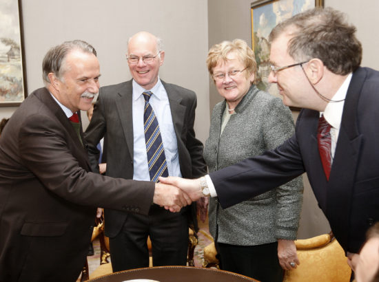 Riigikogu esimehe Ene Ergma kohtumine Saksa Bundestagi presidendi Norbert Lammertiga